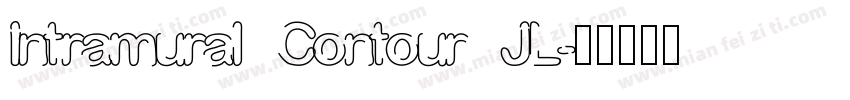 Intramural Contour JL字体转换